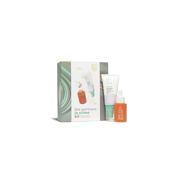 3INA MAKEUP - The Partners in Crime KIT - Kit de Soins du Visage Routine Matinale - The Vit C Orange Serum + The Every Single