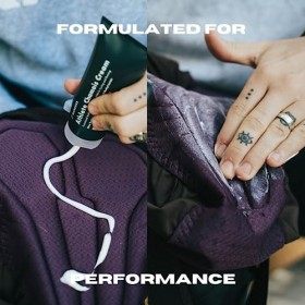 ManCave Athlete Performance Crème de chamois anti-frottement et anti-microbienne, formulée pour le cyclisme et la course, ing