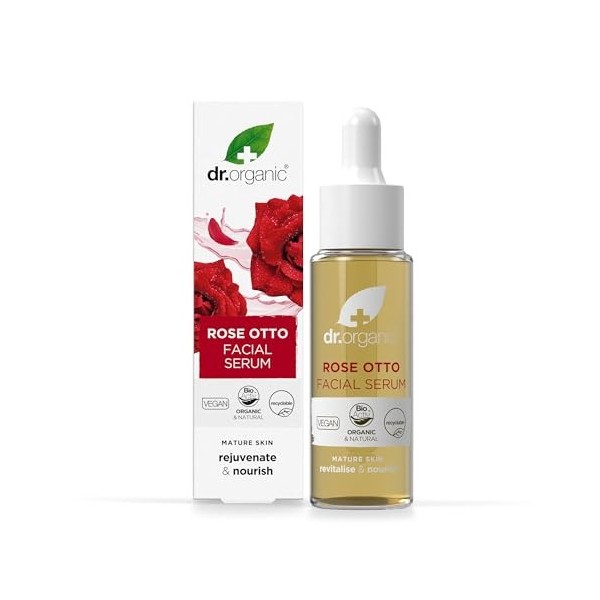 Dr. Organic Sérum Visage à la Rose Bio 30 ml