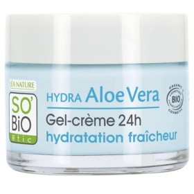 GEL CRÈME HYDRATATION FRAICHEUR 24H HYDRA ALOE VERA 50 ML SO BIO LEA NATURE