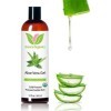 Aloe Vera Gel de lAloe Bio Pressé Bio - 100% Naturel pour le Visage, le Corps et les Cheveux - 237 ml