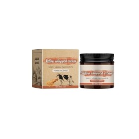 Crème de suif fouettée 56,7 g – Crème hydratante au suif de bœuf bio 100 % nourri à lherbe avec encens et ingrédients à base