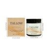 Pemarlis Beef Tallow Crème de soin pour la peau, beef Tallow Moisturiser, Tallow Honey Balm Grass Fed Organic Face Cream, bau