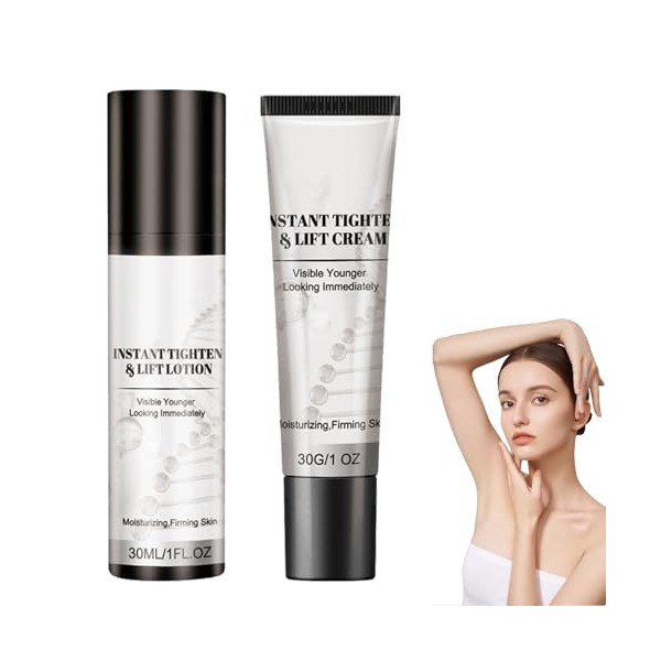 Crème Lifting Raffermissante pour Visage, Creme Bio Hydratante Visage, Creme Visage Anti Taches, Creme Anti Rides Femme, Soin