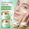 Crème Hydratante et Apaisante À lExtrait dAloe Vera, Crème Visage Anti-Rides Naturelle et Bio, Facial Cream, Crème de Anti-