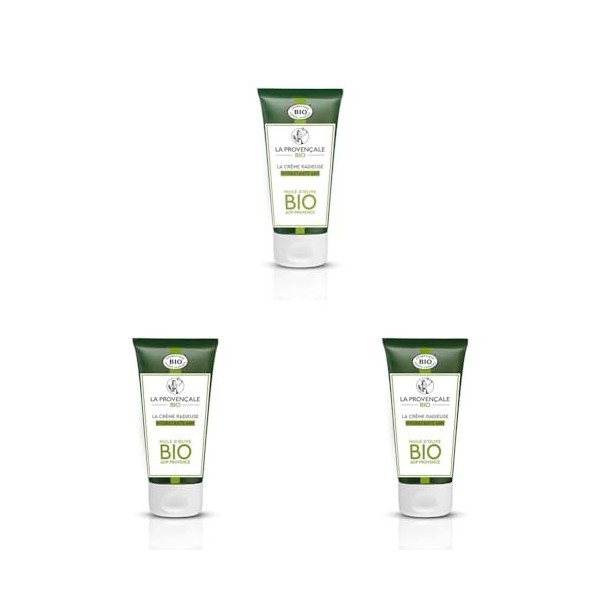 La Provençale – La Crème Radieuse Hydratante – Soin Visage Certifié Bio – Huile d’Olive Bio AOC Provence – Pour Tous Types de