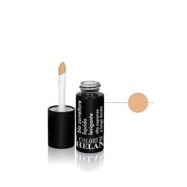 Helan I Colori di Helan - Bio Dark Dark Correcteur Yeux et Visage Liquide Effet Foncé Fond de Teint Professionnel, Maquillage