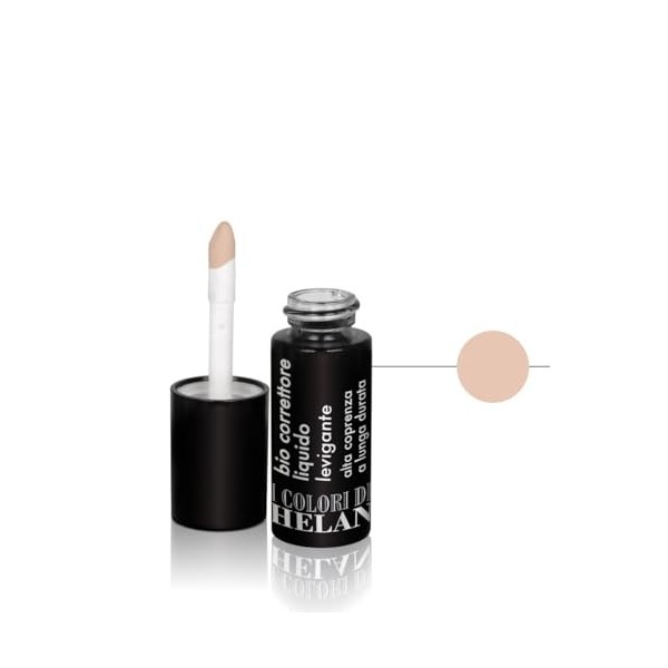 Helan I Colori di Helan - Bio Dark Dark Correcteur Yeux et Visage Liquide Effet Foncé Fond de Teint Professionnel, Maquillage