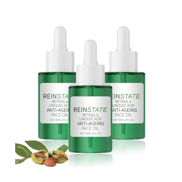 Anti-Ageing Retinol Oil - 0.3% AHuile de rétinol anti-âge | Huile Visage RÉTINOL | ANTI-ÂGE | Avec Huile de Jojoba BIO |Anti-