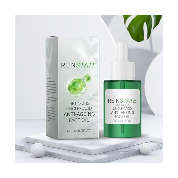 Anti-Ageing Retinol Oil - 0.3% AHuile de rétinol anti-âge | Huile Visage RÉTINOL | ANTI-ÂGE | Avec Huile de Jojoba BIO |Anti-