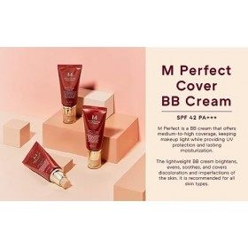 Missha M Perfect Cover Bb Cream Spf42/pa+++ No.29 Caramel Beige 50ml