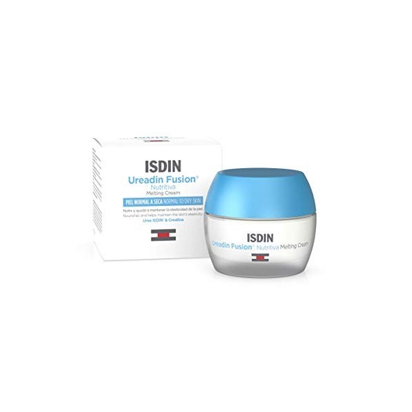 Isdin Ureadin Fusion Melting Cream Facial, Crema Facial que Ayuda a Renovar y Nutrir tu piel, 50ml