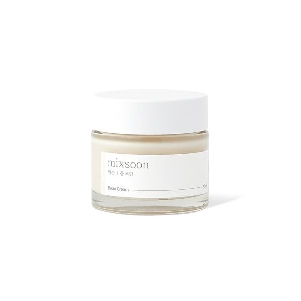 mixsoon Bean cream Vegansnail, Long-lasting Soothing Hydration Cream for face, Korean Skin Care 1.69 fl.oz 50ml