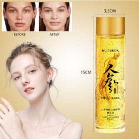 KUIRUNRX® Sérum anti Rides au Ginseng, Essence anti-rides à lextrait de Ginseng, Polypeptides anti-âge, Essence de Ginseng, 