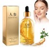 Anti Rides Puissant Immediat,100ML Serum Visage de Ginseng,Huile Visage,Serum Hydratant Visage,Serum Anti Rides,Ginseng Polyp