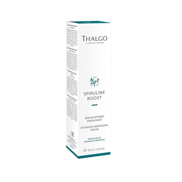 THALGO Spirulina Boost 2.0 Sérum détox revitalisant 30 ml sérum hautement concentré revitalise la peau et lisse les premières