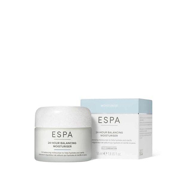 ESPA | Crème hydratante équilibrée 24 heures | 55 ml | Végétalien