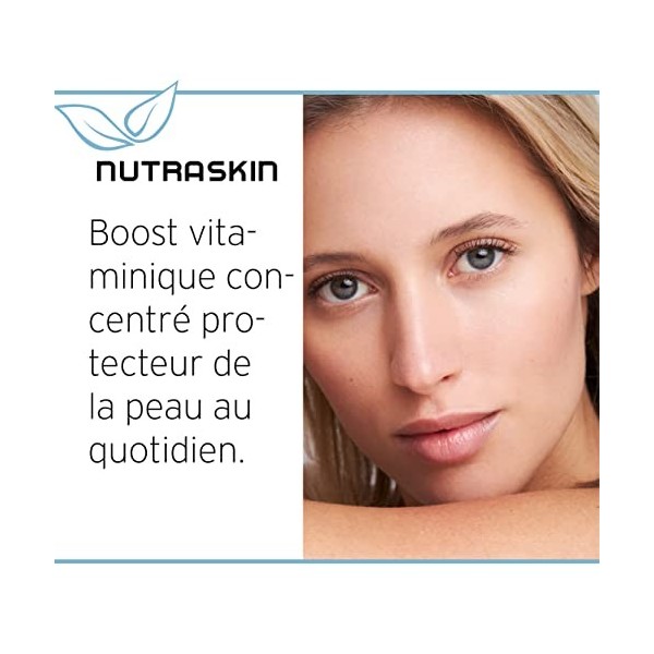 Nutraskin Sérum Vitamine C - Sérum Anti-Âge pour Visage, Cou et Décolleté I Sérum Vitamine C Hautement Dosé I Crème Hydratant