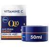 NIVEA Q10 Energy Soin de Nuit Booster déclat 1x50 ml , crème anti rides enrichie en Q10 pur & Vitamine C, crème anti-âge po