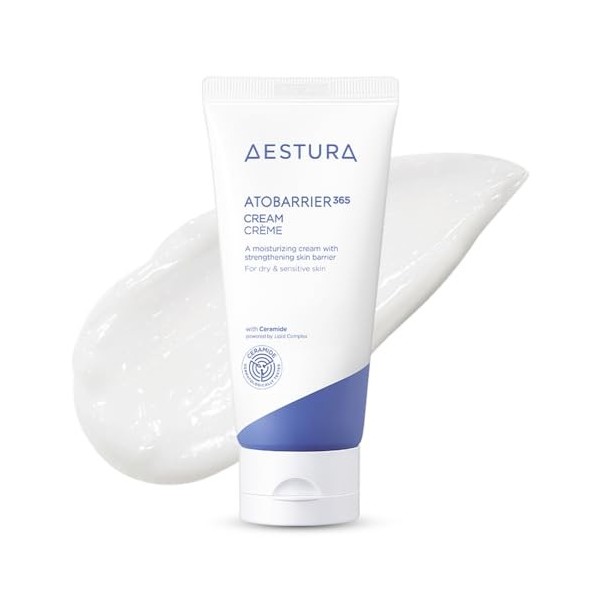 AESTURA ATOBARRIER365 CREME avec Céramide Hydratant 100 heures Hydratant à capsules visibles Complexe lipidique breveté Crème