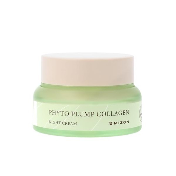 [MIZON] PHYTO PLUMP COLLAGEN NIGHT CREAM 50 ml Soin coréen - Crème de Nuit Collagène Vegan - Hydratation Intense et Régénér