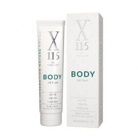 X115 BODY | Crème Corps | HYDRATANTE, RAFFERMISSANTE, ANTI-ÂGE | Homme et Femme | Contient Acide Hyaluronique, Complexe Anti-