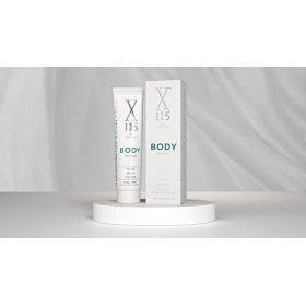 X115 BODY | Crème Corps | HYDRATANTE, RAFFERMISSANTE, ANTI-ÂGE | Homme et Femme | Contient Acide Hyaluronique, Complexe Anti-