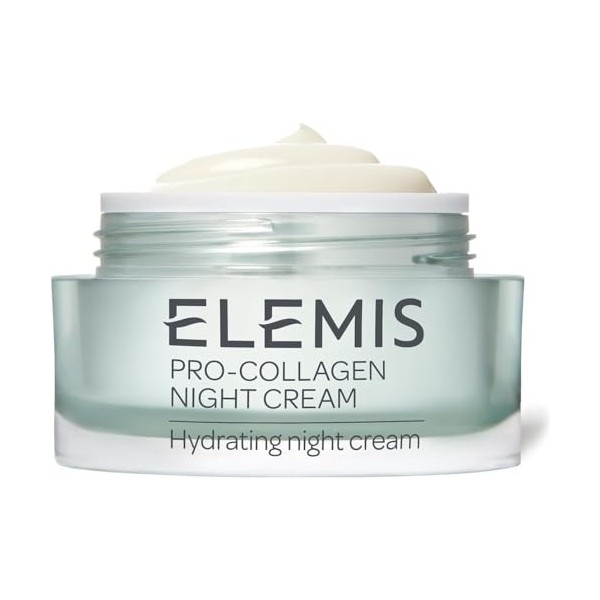 Elemis Crème de Nuit Oxygénante au Pro-Collagène, Crème Anti-Âge le Visage Raffermir, Lisser et Nourrir, Lotion de Nuit Anti-