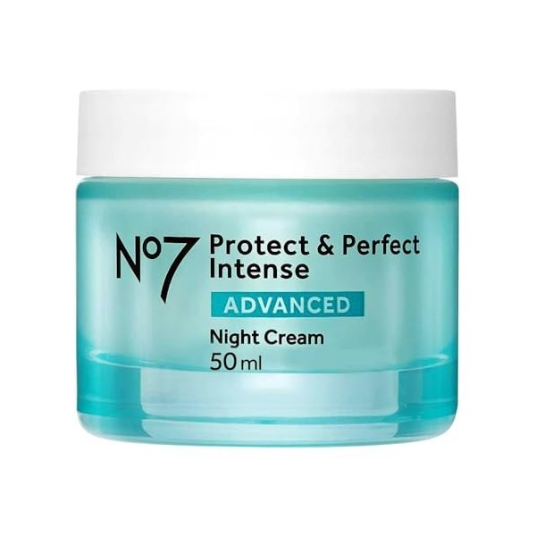 No7 Crème de Nuit Avancée Protect & Perfect NOUVEAU COMPLEXE DE NUIT - 50 ml pack de 1 