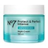 No7 Crème de Nuit Avancée Protect & Perfect NOUVEAU COMPLEXE DE NUIT - 50 ml pack de 1 