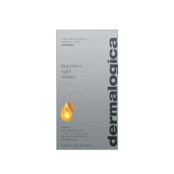 Dermalogica Biolumin-C Night Restore 25ml - Sérum de nuit double antioxydant vitamine C + pro-vitamine D