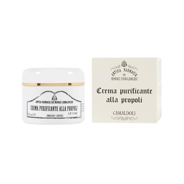 Crème purifiante à la propolis - Crème de nuit pour peaux grasses et impures - Action purifiante - Produit par lAncienne Pha