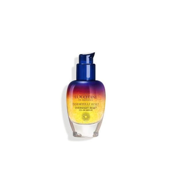 LOCCITANE - Reset Nuit Huile-en-Sérum Immortelle Reset - 30 ml - Fabriqué en France