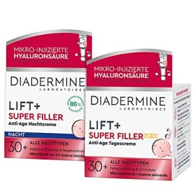 DIADERMINE Lift+ Crème de jour Super filler LSF30 50 ml & Lift+ Crème de nuit Super filler - Soin anti-âge - 50 ml