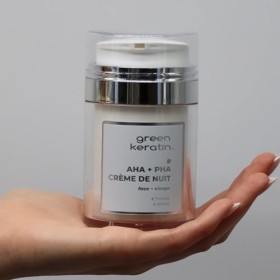 Green Keratin - AHA + PHA Crème de nuit pour le visage, 100ml