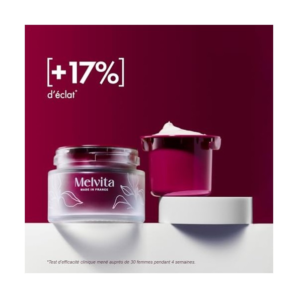 Melvita - Recharge Baume de nuit régénérant Argan Bio Active - Soin Liftant Intensif et Nourrissant - Tout Type de Peau dès 3