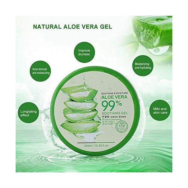 Gel DAloe Vera, Réparation Du Rétrécissement En Profondeur, Restaurant La Peau Élastique, Gel Aloe Vera Pour Après-Soleil An