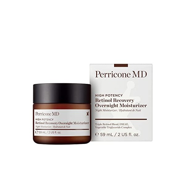High Potency Retinol Recovery Overnight Moisturizer by Perricone MD for Women - 2 oz Moisturizer