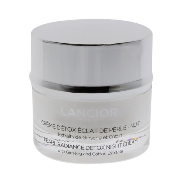 Lancior Pearl Radiance Detox Night Cream - Helps Defend And Protect Skin Against Pollution - Moisturizes And Nourishes - Deli