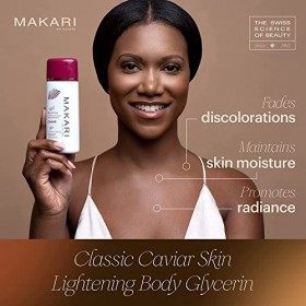 Makari Classic Glycérine Éclaircissante au Caviar 5.1fl.oz – Gel-Crème hydratante et éclaircissante pour le corps – Soins quo