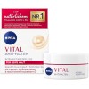 NIVEA VITAL Soin de jour intensif anti-rides pour peaux matures, soin du visage avec calcium, extraits de perles et huile de 