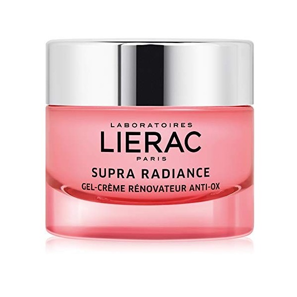 Lierac - Supra Radiance - Le Gel-Crème Rénovateur Anti-Ox 50ml - Soin Visage Jour - Lisse - Hydrate - Anti-Oxydant - Anti-âge