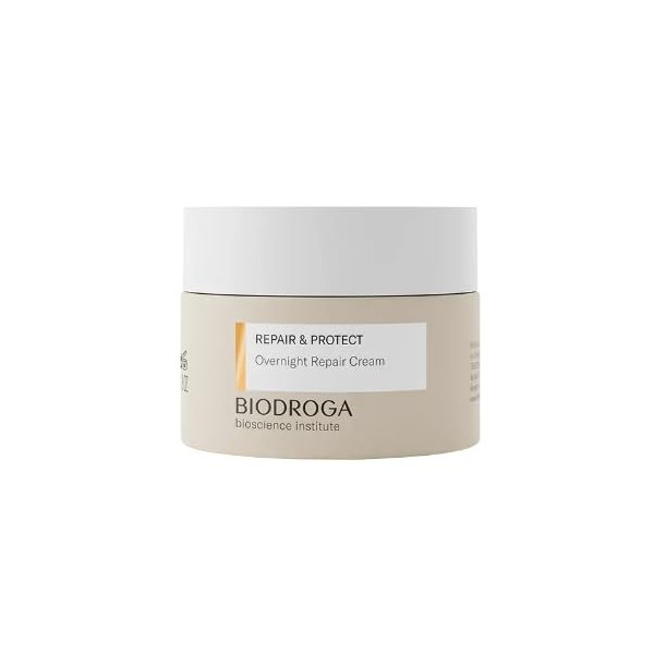 BIODROGA Bioscience Institute Crème de nuit réparatrice 50 ml Soin hydratant anti-âge pour une peau raffermie et un boost éne