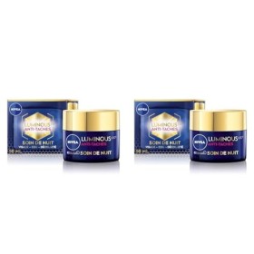 NIVEA Luminous 630 Soin de nuit 1 x 50 ml , Crème de nuit anti taches pigmentaires, Soin visage nuit anti-âge perfecteur de 