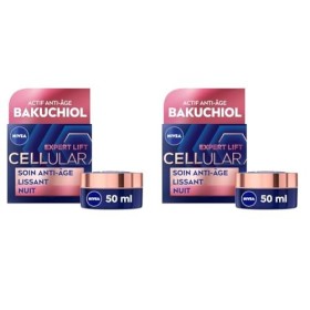 NIVEA Cellular EXPERT LIFT Soin de Nuit 1 x 50 ml , crème anti-âge enrichie en Acide Hyaluronique et Bakuchiol, soin visage 