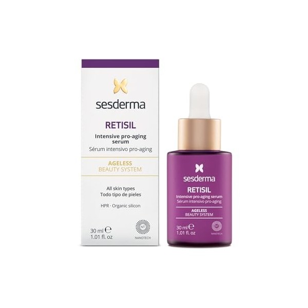 Sesderma Retisil Sérum professionnel intensif 30 ml | Raffermit et réduit les rides, pour peaux matures