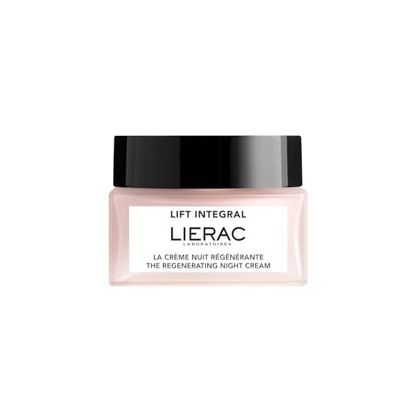 Lierac - Lift Integral - La Crème Nuit Régénérante 50ml - Soin Visage - Régénère - Nourrit - Lisse les rides - 97% d’ingrédie