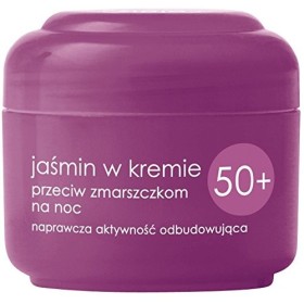 Crème anti-rides au jasmin 50 plus pour la nuit 50ML de Ziaja // JA?MIN KREM PRZECIW ZMARSZCZKOM 50 plus NA NOC 50ML - Ziaja
