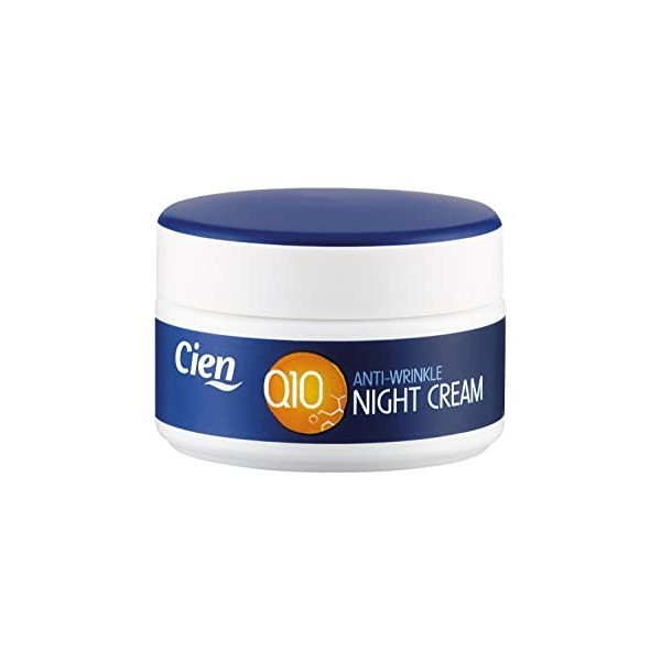 cien Q10 Crème pour le visage anti-rides – Crème de nuit – 50 ml