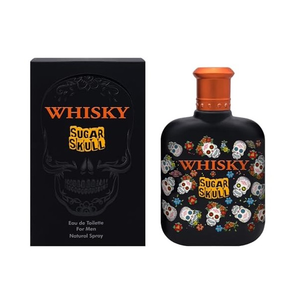 WHISKY Sugar Skull • Eau de Toilette 100 ml • Vaporisateur • Parfum Homme • EVAFLORPARIS